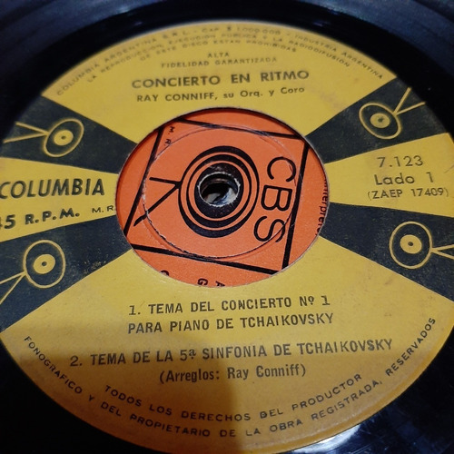 Simple Ray Conniff Su Orquesta Y Coro Columbia C22