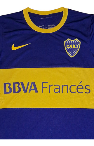 Camiseta De Boca Juniors 2013 Nike #10 Roman Tela De Juego (Usado)