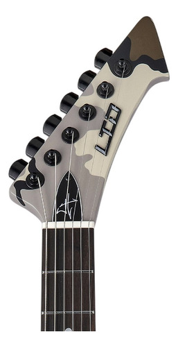 Guitarra Electrica Ltd Snakebyte Camo James Hetfield Camo