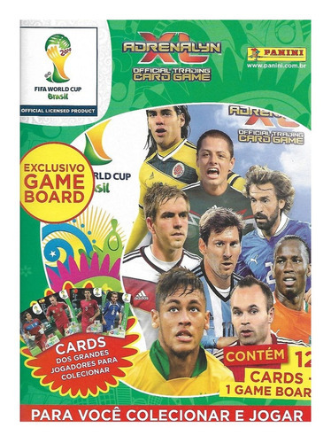 Álbum Copa Mundial de la FIFA Brasil 2014 Gameboard Panini Adrenalyn