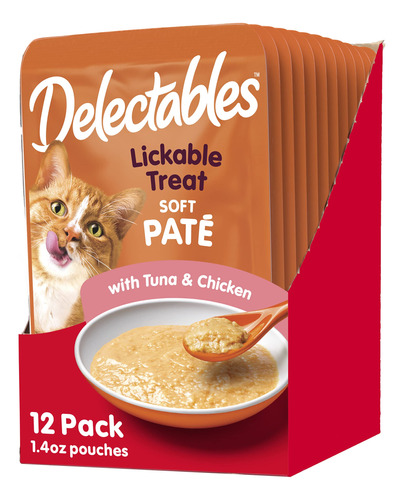 Hartz Delectables Soft Pate Golosinas Humedas Para Gatos, At