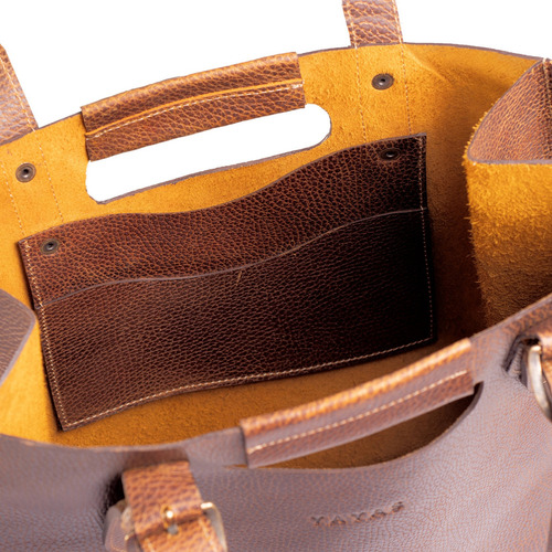 Bolsa Dama Bolsas Mujer Bolsa Tote Bag Julia Piel Yayas Color Café claro