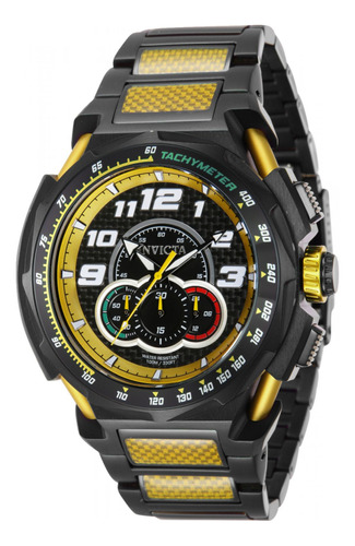 Reloj Para Hombres Invicta Jm Correa 43784 Amarillo, Negro