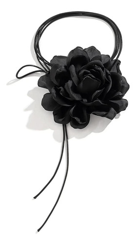 Gargantilla De Flores Dolless, Gargantilla Ajustable Con Laz