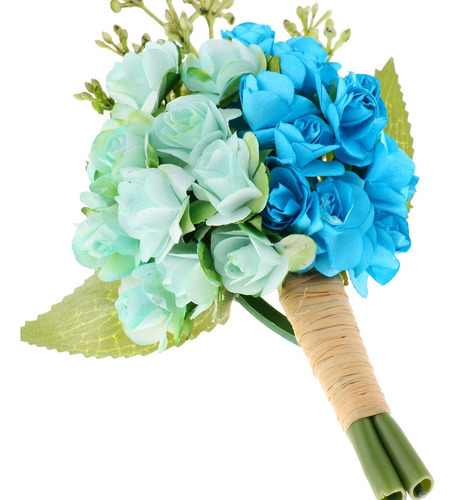 Imagen 8 de 11 de El Mejor Hombre Padrino De Boda Ramillete Azul Claro