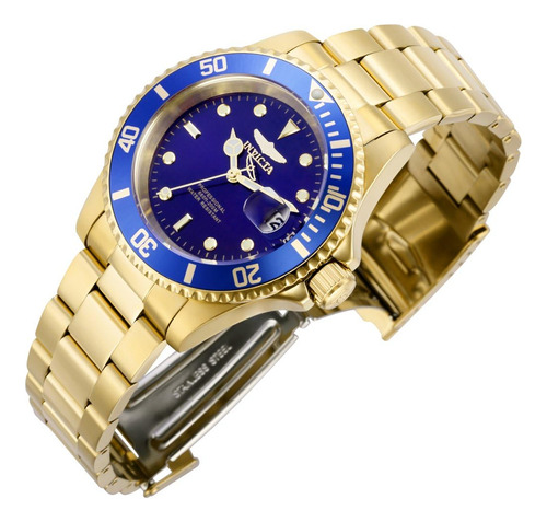 Relógio Invicta Pro Diver 26974 Em Aço Inoxidável Dourado/az