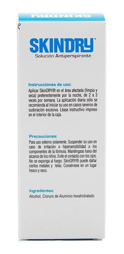 Imagen 7 de 7 de Antiperspirante Sudoración Excesiva Piel Normal Skindry