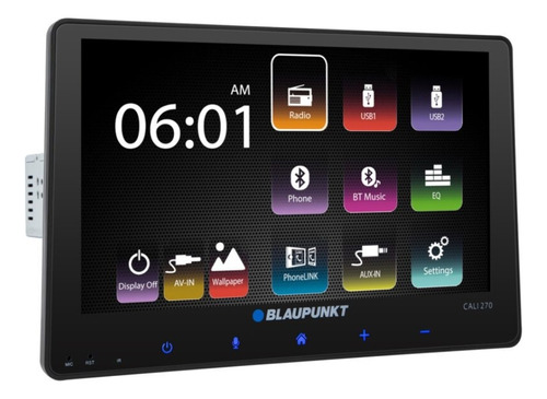 Pantalla Blaupunkt 10.1 PuLG Cali270 Usb Bt Aux Eq Phonelink