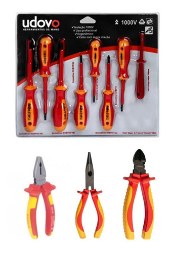Set Herramientas Aisladas 1000v Destornillador Pinza Alicate