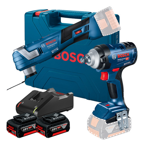 Combo Chave Impacto Multiferramenta Bosch Bateria 18v