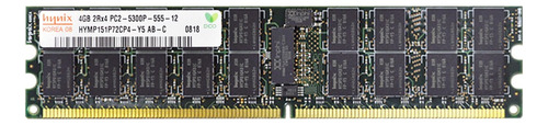 Memoria Ram Hynix 4gb 2rx4 Pc2-5300p Hymp151p72cp4-ys Server (Reacondicionado)