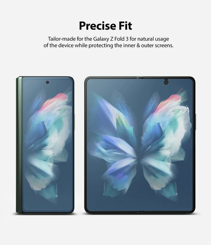 Imagen 3 de 9 de Film Ringke Screen Para Galaxy Z Fold 3 Pantalla Full