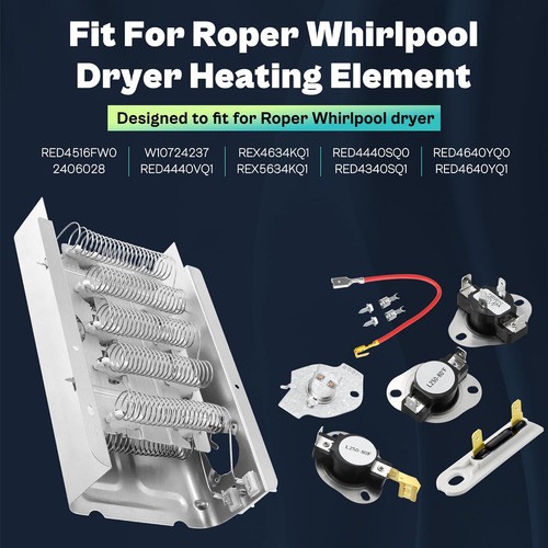 Elemento Calefactor Para Secador De Hidromasaje Roper