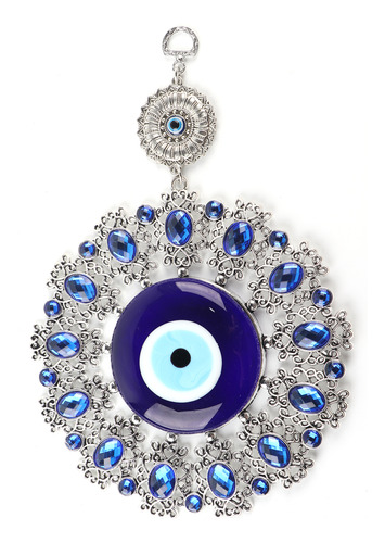 Amuleto De Cristal Turco Con Perlas De Ojos Azules Para Pare