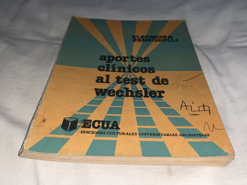 Aportes Clinicos Al Test De Wechsler - Zenequelli - Ecua (Usado)