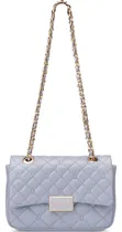 Comprar Bolsa Guess Factory Vg959670-wis Acabado de los herrajes Níquel Color Azul claro Correa de hombro Azul claro Diseño de la tela Lisa