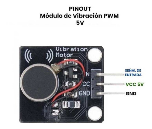 Módulo De Vibración Pwm 5v