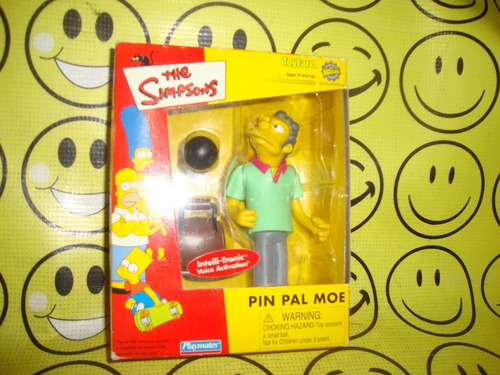 Simpsons Moe Pin Pal Boliche Playmates De Coleccion