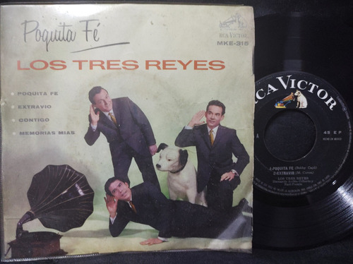 Los Tres Reyes Poquita Fe Vinilo Ep Vinyl Sencillo