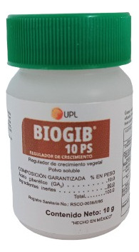 Biogib Acido Giberelico 10gr Regulador Decrecimiento Vegetal