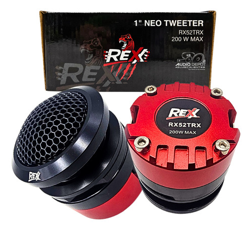 Par De Tweeter Rexx Audio Bullet Neodimio 200watts Rex52trx