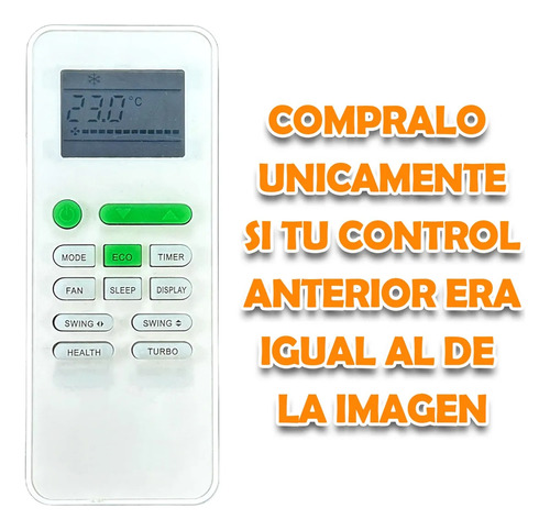 Control Remoto Para Benelux Gykq-52 Para A/c Minisplit