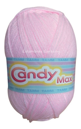 Estambre Candy Max Tamm Madeja De 200 Grs Crochet Color Rosa Claro