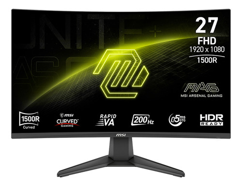 Monitor Curvo Msi Mag 276cf E20 27 1080p 0.5ms 200hz Hdr Dp