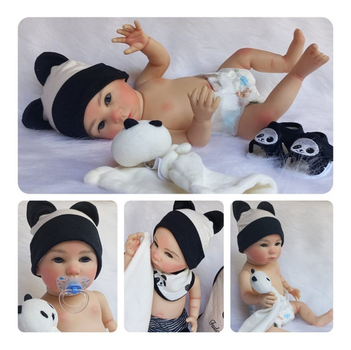 Imagem 7 de 7 de Bebe Menino Silicone Theo Realista Brinquedo Fada
