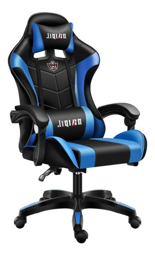 Silla Gamer De Cuero Reclinable Ergonómica Con Masajeador