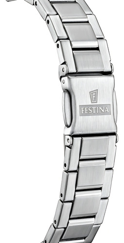Reloj Festina F20700/3 Azul Mujer Acero Inoxidable Correa Plateado Bisel Plateado