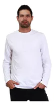 Comprar 12 Playeras Cuello Redondo Manga Larga Hombre 100% Algodon 