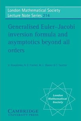 Libro Generalised Euler-jacobi Inversion Formula And Asym...