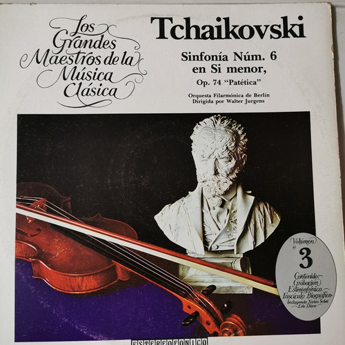 Disco Lp: Tchaikovski- Patetita 74, Op