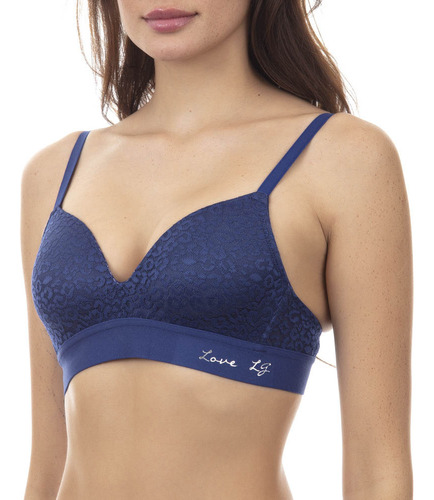 Bralette Copa B De Encaje Sin Arco