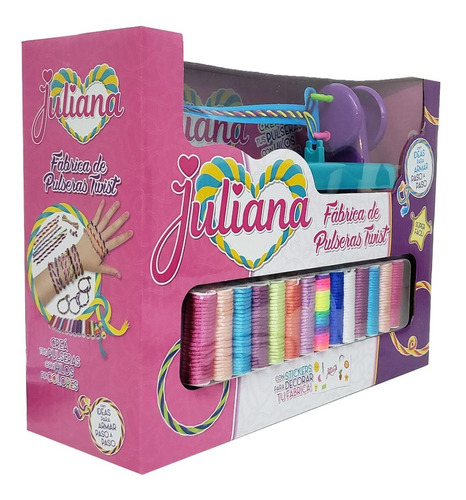 Fabrica De Pulseras Juliana Twist Con Stickers Toy Jul069