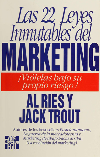 Libro 22 Leyes Inmutables Del Marketing, Las. Violelas Baj