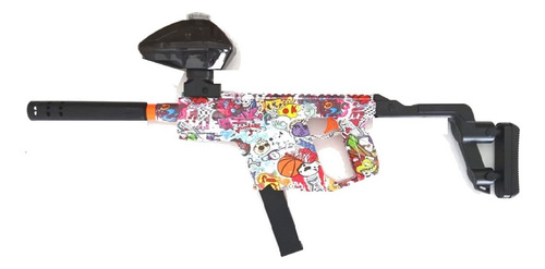 Pistola De Hidrogel Vector Graffitti