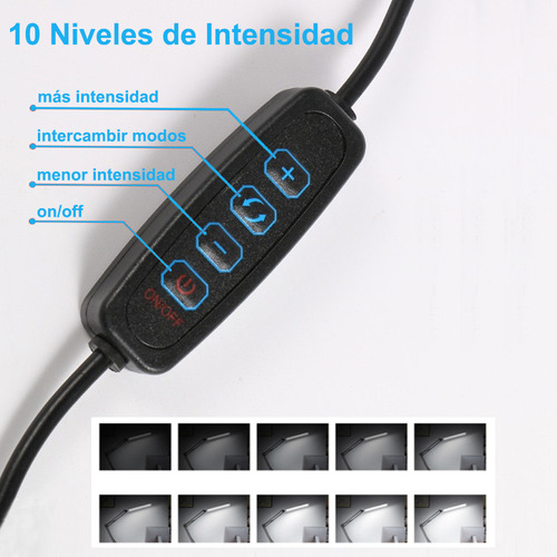 Lámpara De Escritorio Led Lámpara De Mesa Con Brazo
