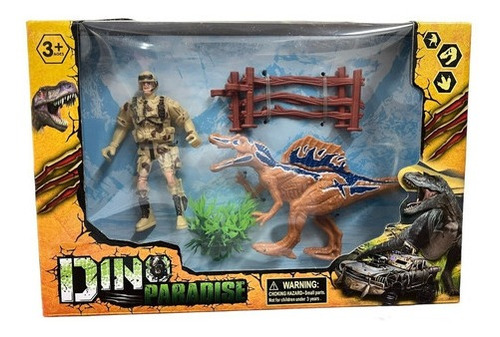 Set Dinosaurio Con Figura Y Accesorios 7837