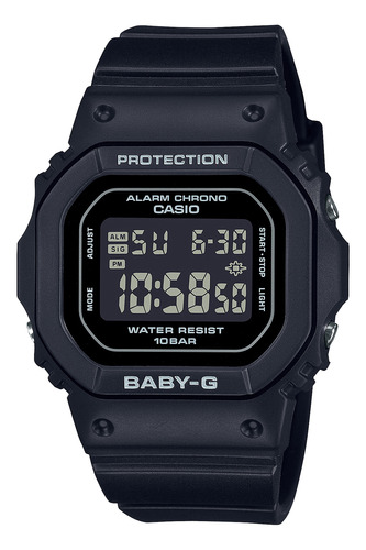 Reloj Baby-g Bgd-565u-1d Resina Mujer Negro