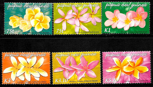 #8017 Papua 2005 Flora Flores Orquideas Yv 1045-50 Mnh