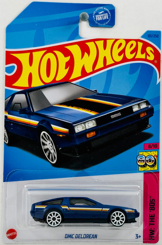 Hot Wheels # 8/10 - Dmc Delorean - 1/64 - Hkj65