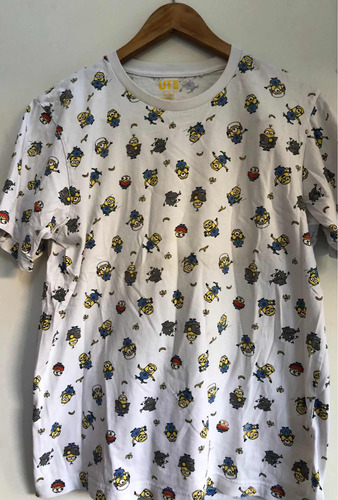 Remera Minions Uniqlo Japon Usada Talle L