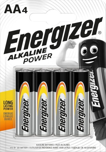 Bateria Energizer Aa4 Blister 4 Unidades 