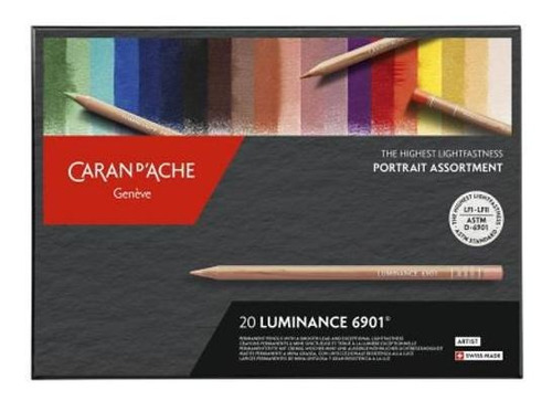 Lápis De Cor Luminance Portrait 20cores Carandache