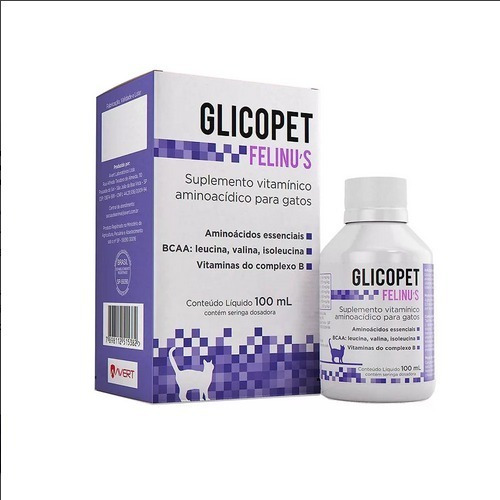 Glicopet Felinus 100 Ml Suplemento Vitamínico Para Gatos