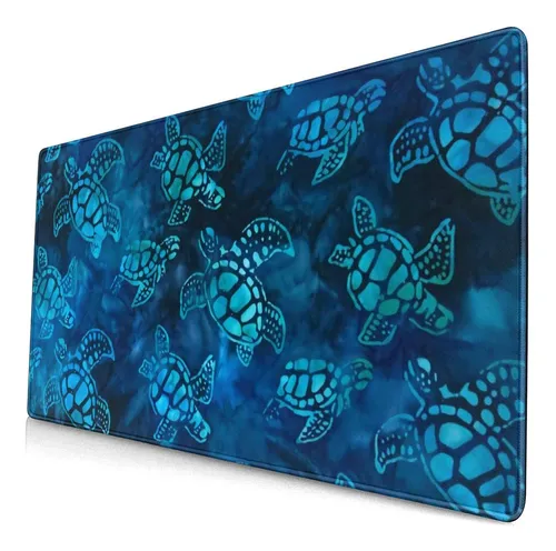 Alfombrilla Mouse Tortuga Marina Xl Teclado Para Juego Larga