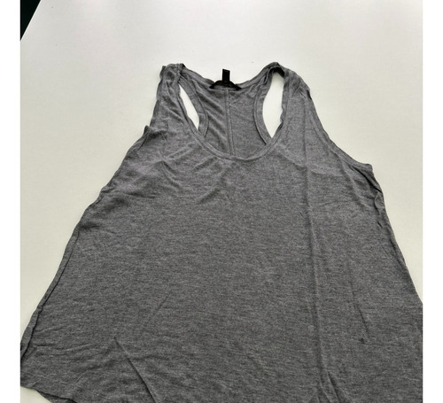 Remera (musculosa) Mujer Gris. Banana Republic Importada Usa