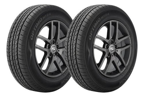 Kit 2 Pneus Aro 14 P185/60r14 Hankook Optimo H724 82t